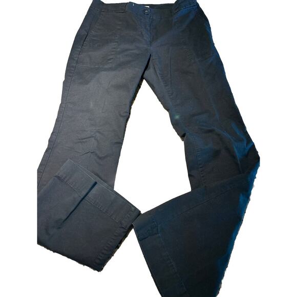 CAbi #252R Step Out Cotton Trouser Navy Blue Pants Boot Leg Size‎ 4 - Picture 1 of 8